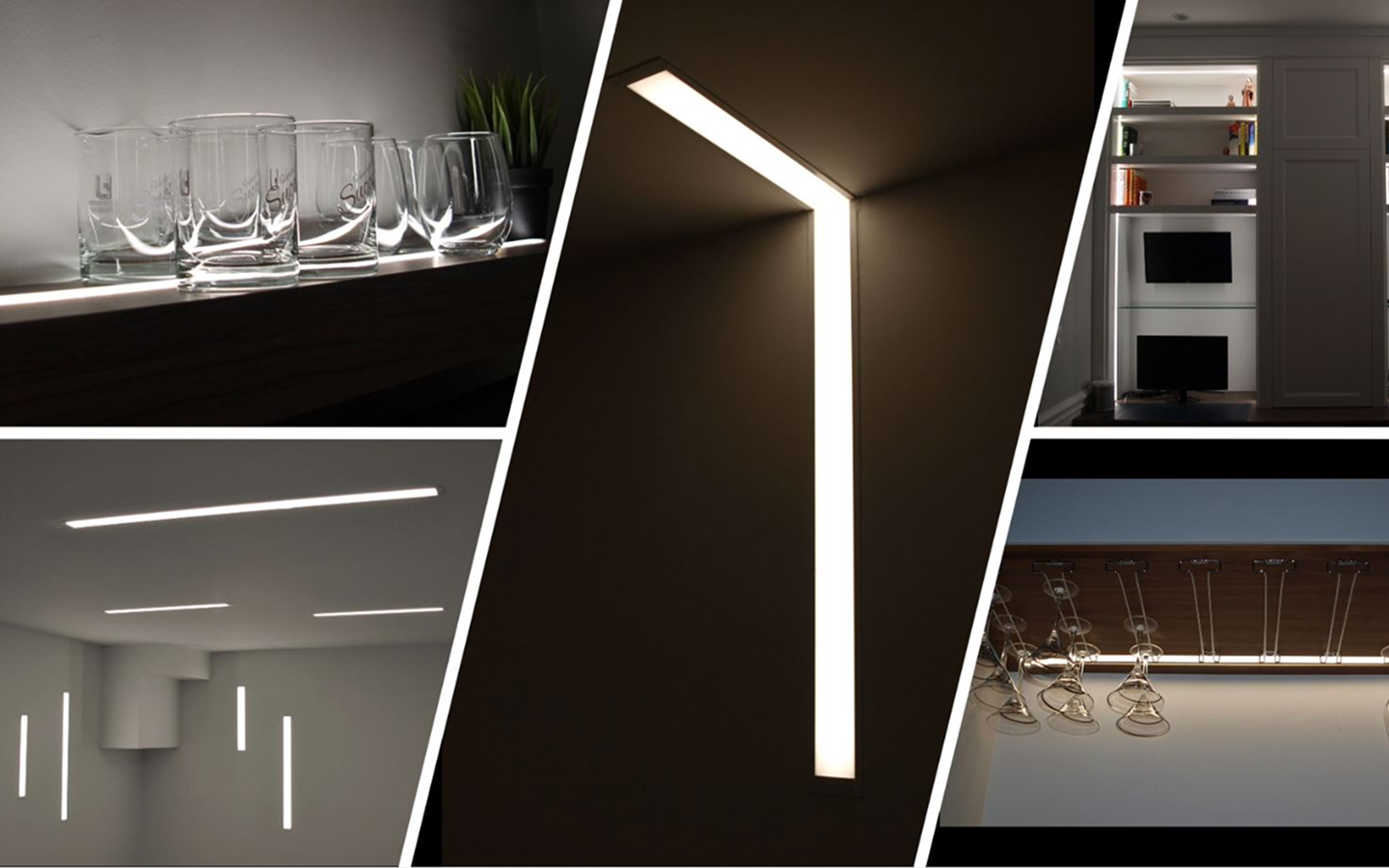 Custom linear LED lighting for modern interiors