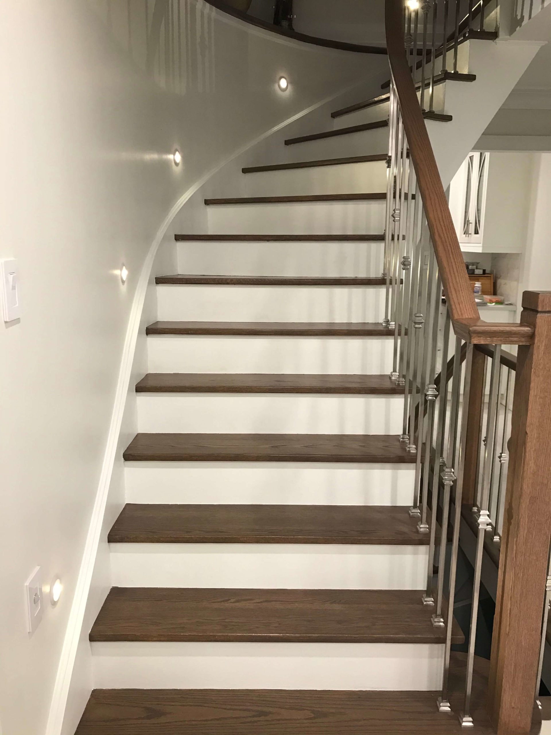 Stairs Lighting - Round Recessed 3